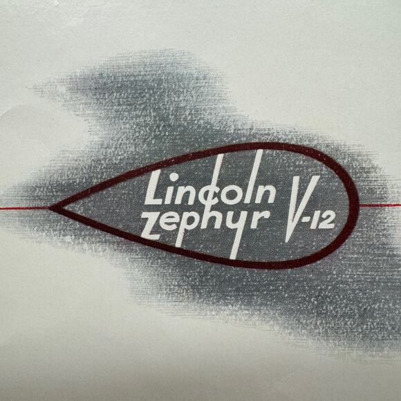 1941 Lincoln Zephyr V-12 Original Sales Brochure - Picture 7 of 7